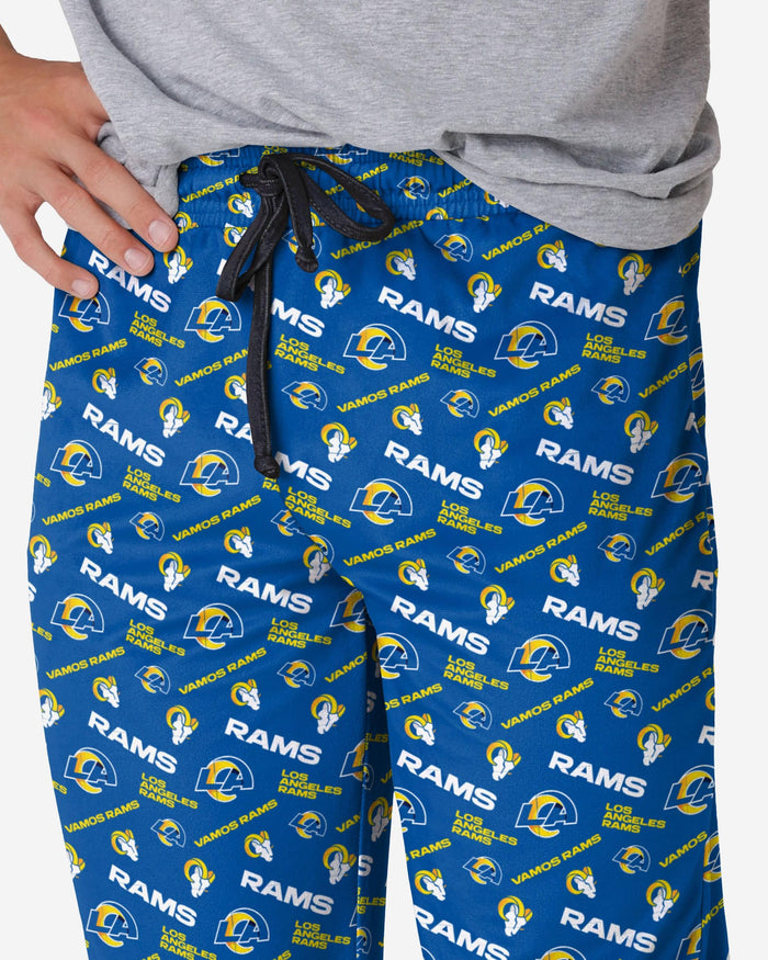 Los Angeles Rams Repeat Print Lounge Pants FOCO - FOCO.com