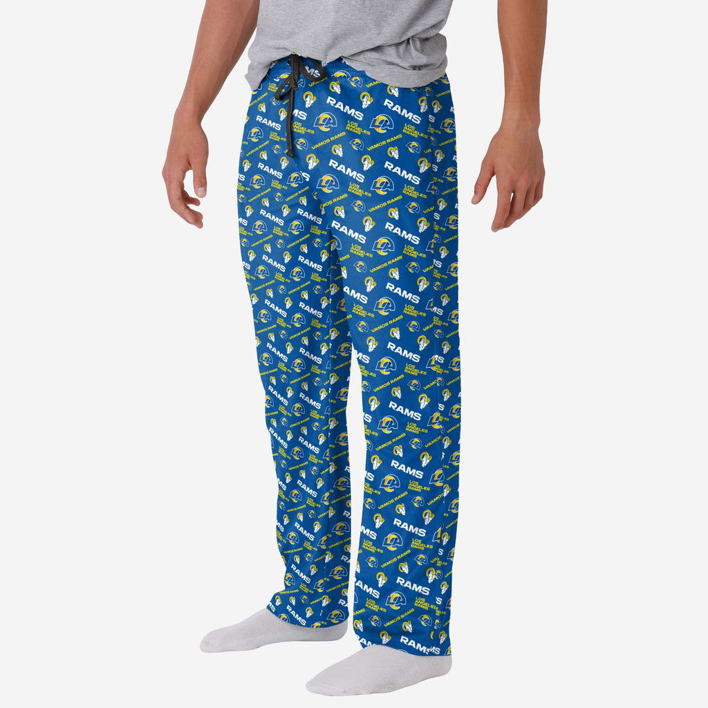 Los Angeles Rams Repeat Print Lounge Pants FOCO S - FOCO.com