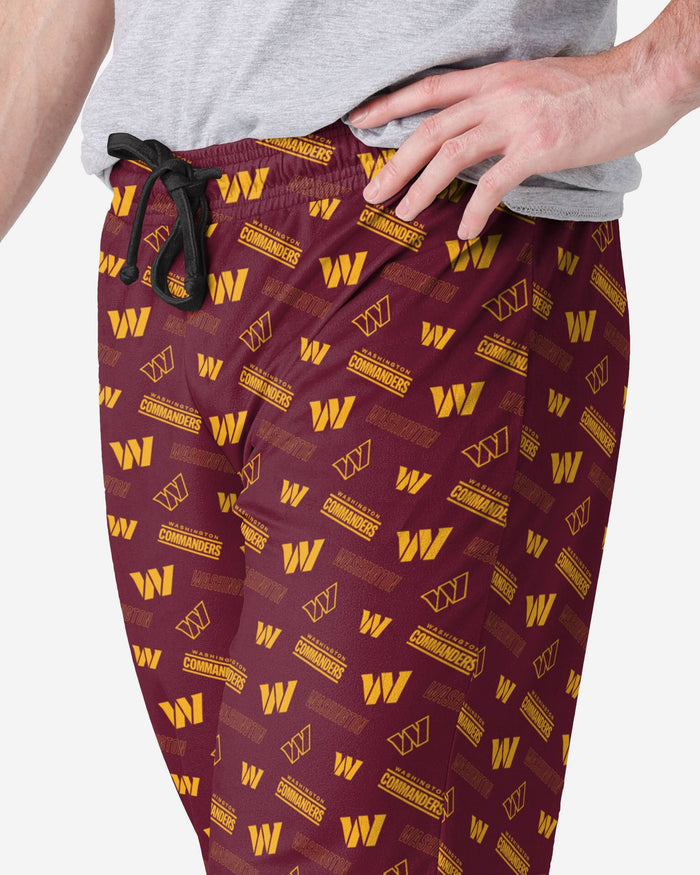 Washington Commanders Repeat Print Lounge Pants FOCO - FOCO.com