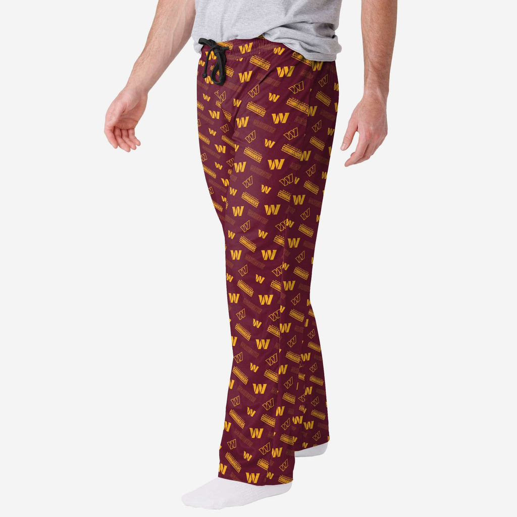 Washington Commanders Repeat Print Lounge Pants FOCO S - FOCO.com