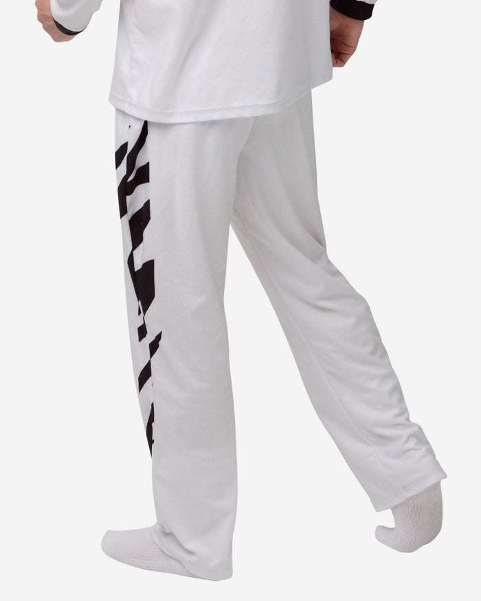 Cincinnati Bengals White Stripe Pajama Pants FOCO - FOCO.com