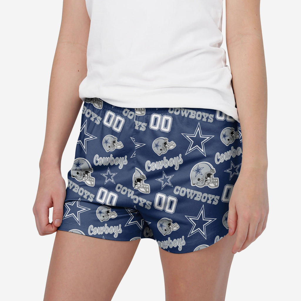 Dallas Cowboys Womens Gameday Ready Lounge Shorts FOCO S - FOCO.com