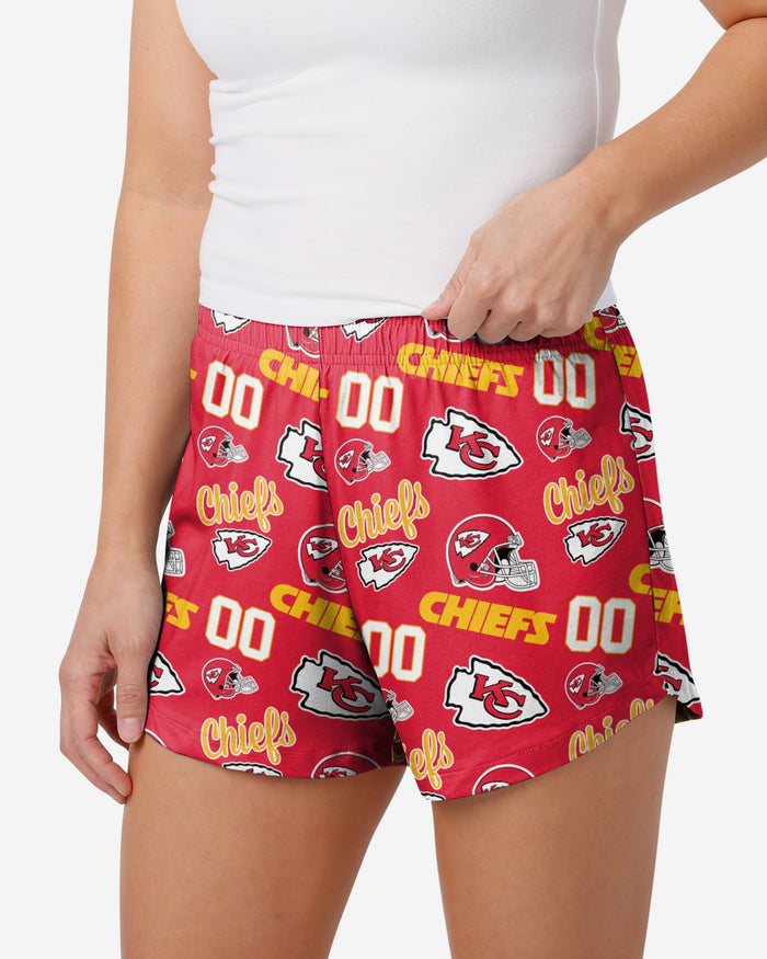 Kansas City Chiefs Womens Gameday Ready Lounge Shorts FOCO S - FOCO.com