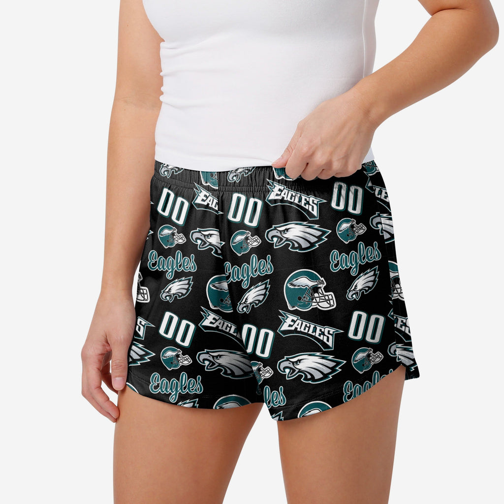 Philadelphia Eagles Womens Gameday Ready Lounge Shorts FOCO S - FOCO.com