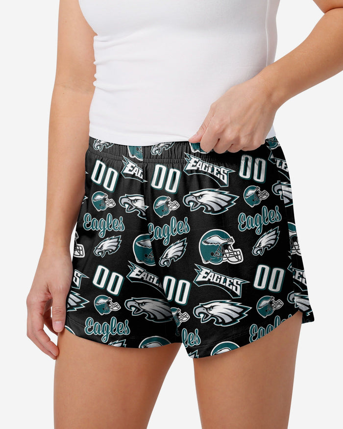 Philadelphia Eagles Womens Gameday Ready Lounge Shorts FOCO S - FOCO.com