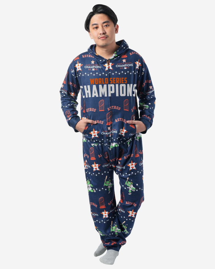 Houston Astros 2022 World Series Champions One Piece Pajama FOCO S - FOCO.com