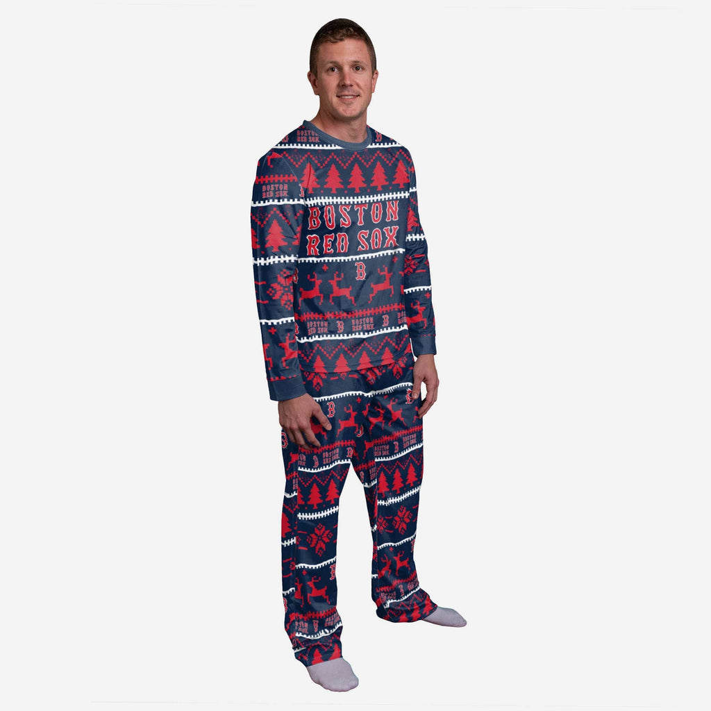 Boston Red Sox Family Holiday Pajamas FOCO S - FOCO.com