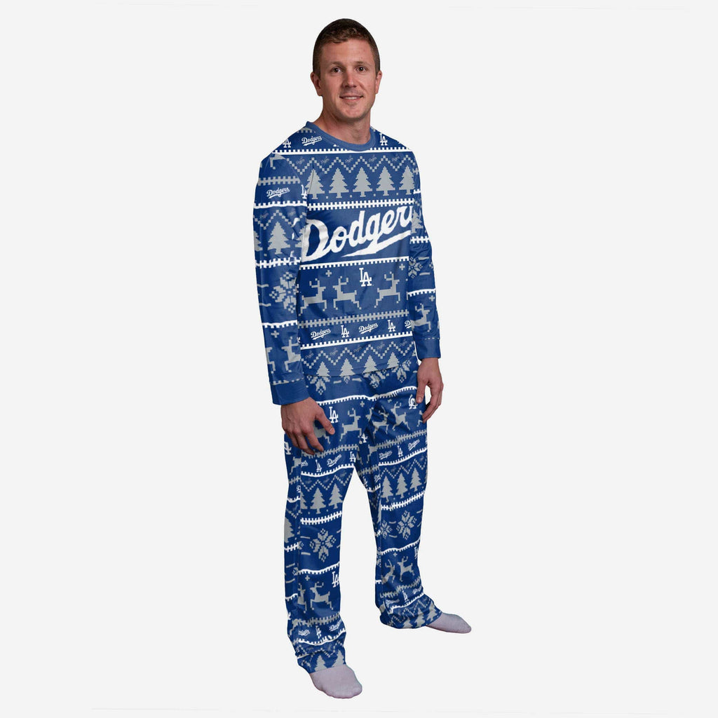 Los Angeles Dodgers Family Holiday Pajamas FOCO S - FOCO.com