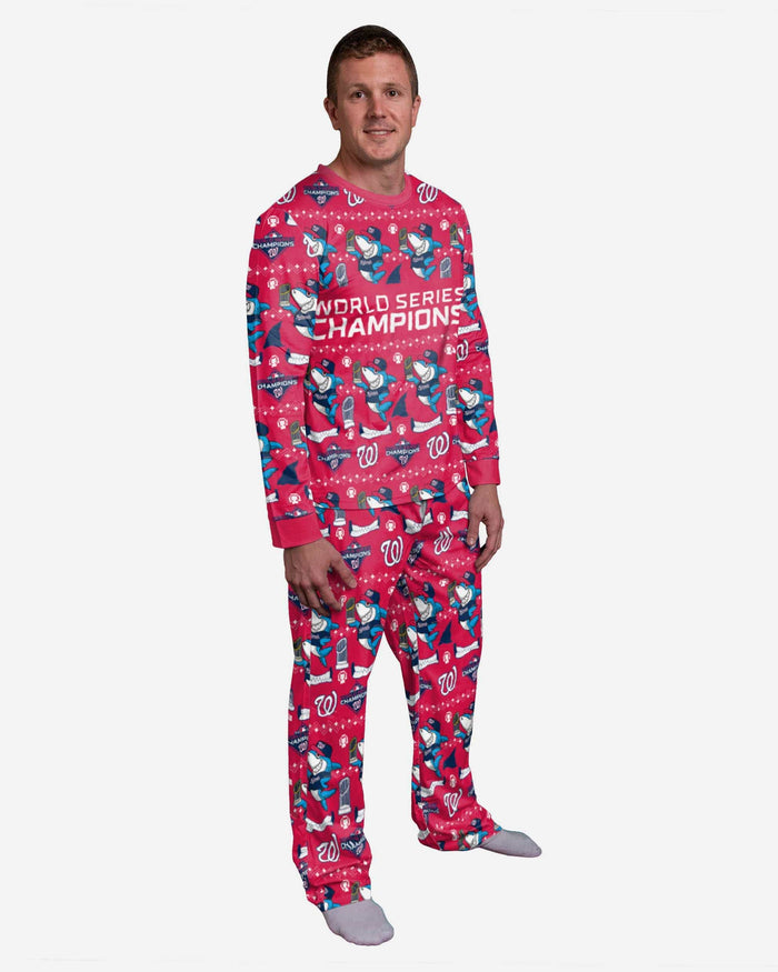 Washington Nationals 2019 World Series Champions Shark Pajamas FOCO S - FOCO.com