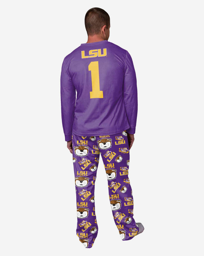 Mike the Tiger LSU Tigers Mascot Pajamas FOCO - FOCO.com