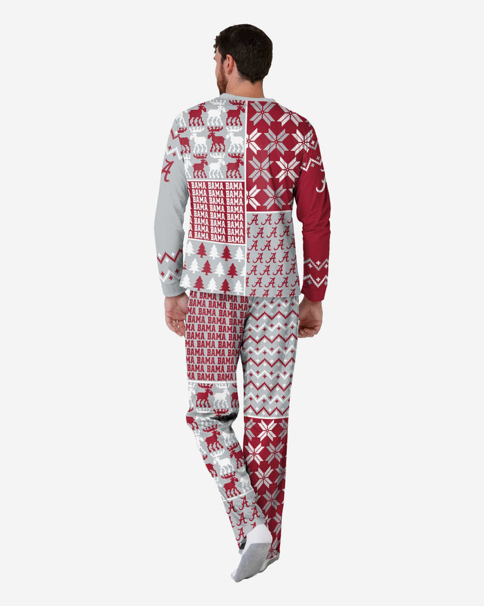 Alabama Crimson Tide Mens Busy Block Family Holiday Pajamas FOCO - FOCO.com