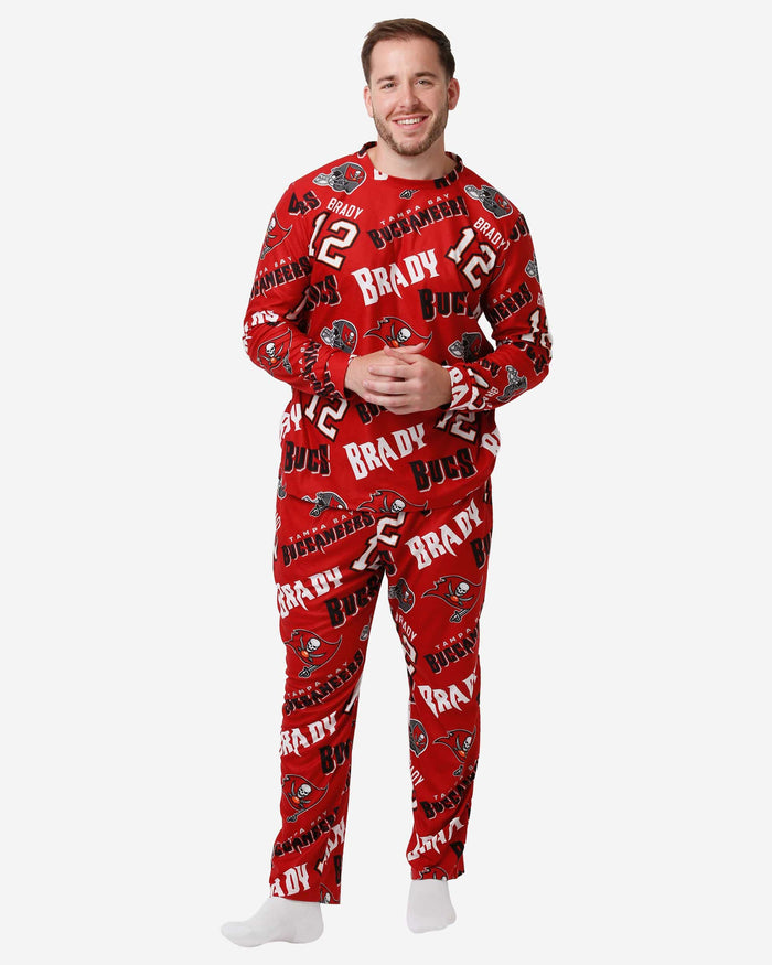 Tampa Bay Buccaneers Tom Brady Pajama Set FOCO S - FOCO.com