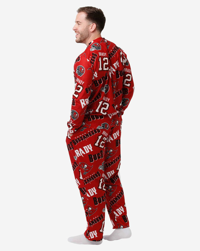 Tampa Bay Buccaneers Tom Brady Pajama Set FOCO - FOCO.com