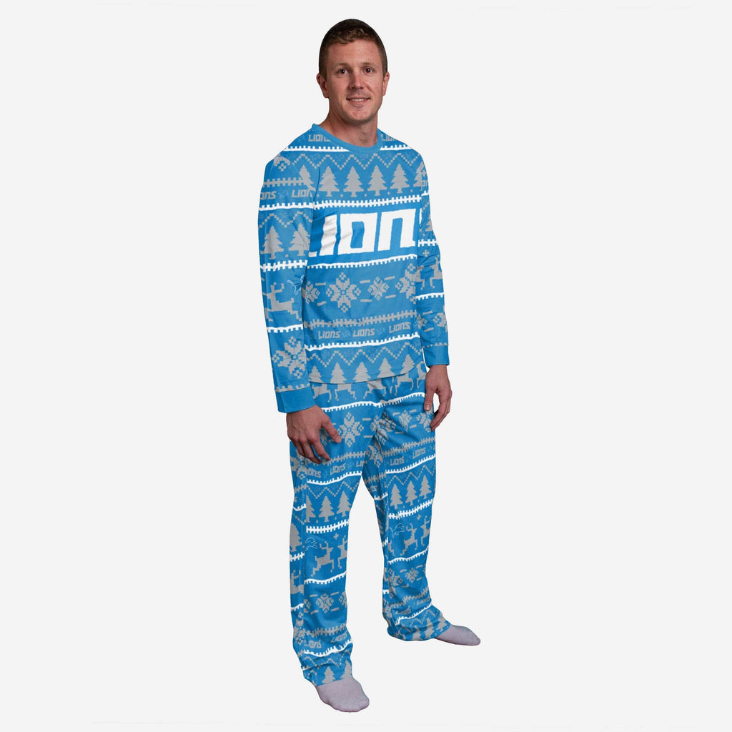 Detroit Lions Family Holiday Pajamas FOCO S - FOCO.com