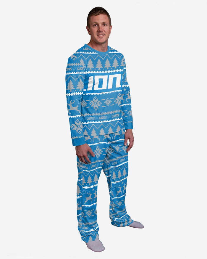 Detroit Lions Family Holiday Pajamas FOCO S - FOCO.com