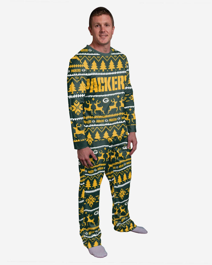 Green Bay Packers Family Holiday Pajamas FOCO S - FOCO.com