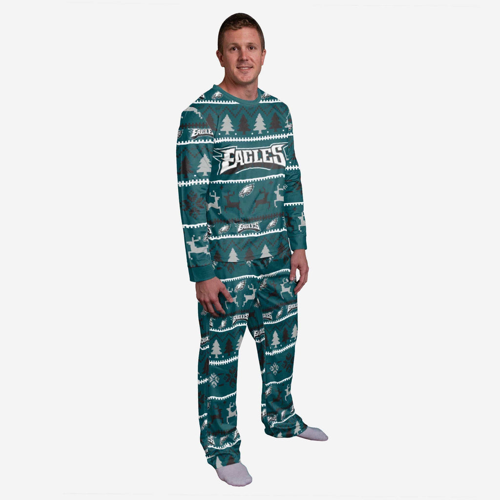 Philadelphia Eagles Mens Family Holiday Pajamas FOCO S - FOCO.com