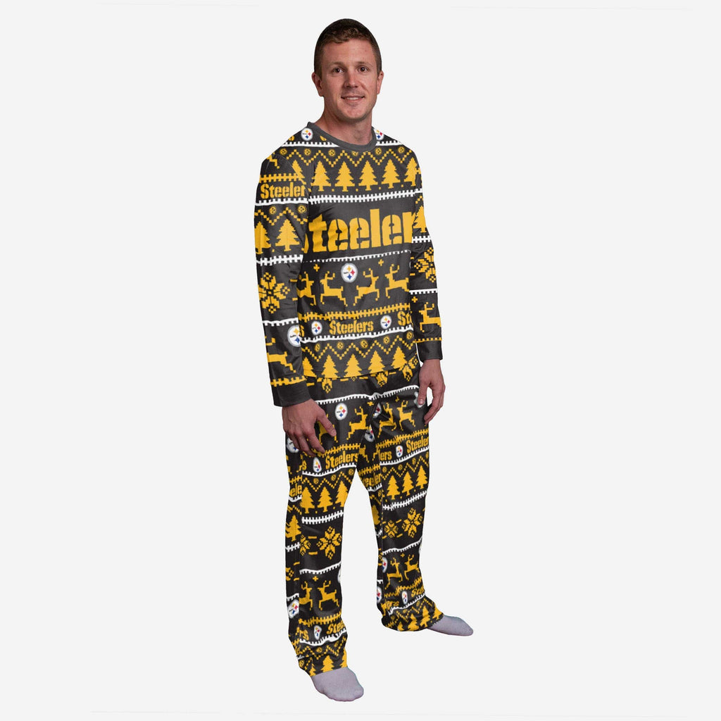 Pittsburgh Steelers Family Holiday Pajamas FOCO S - FOCO.com