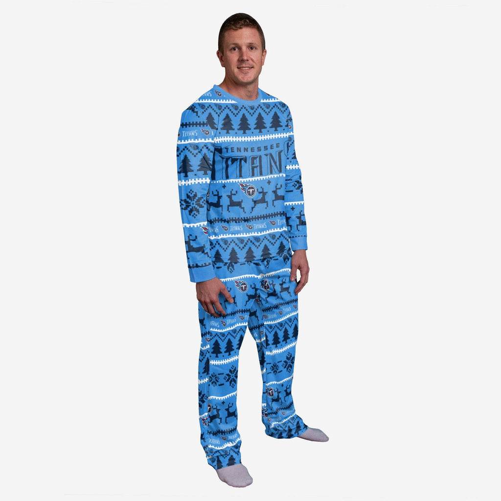 Tennessee Titans Family Holiday Pajamas FOCO S - FOCO.com