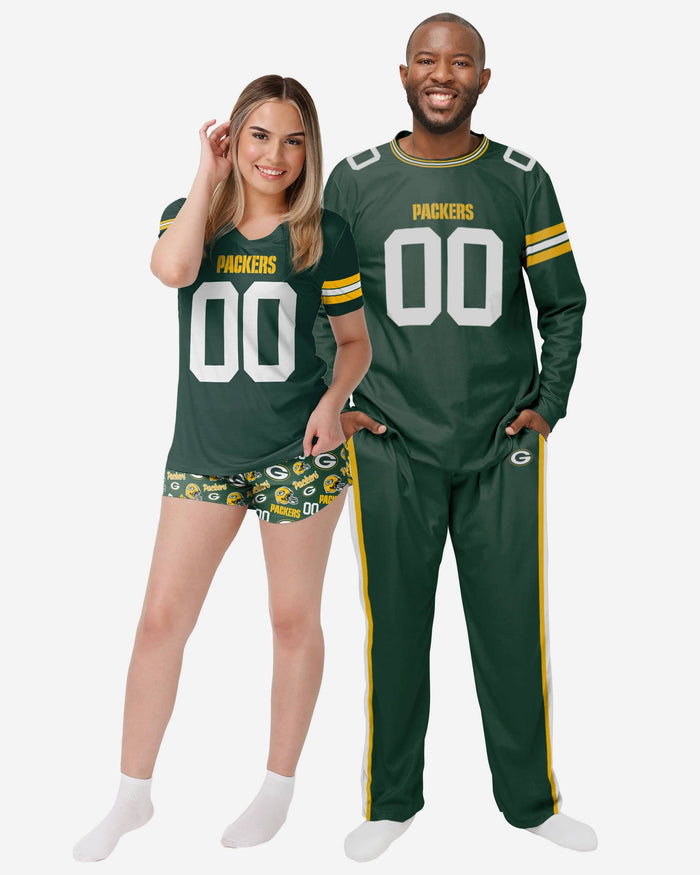 Green Bay Packers Gameday Ready Pajama Set FOCO - FOCO.com