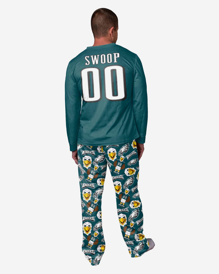 Swoop Philadelphia Eagles Mascot Pajamas FOCO - FOCO.com