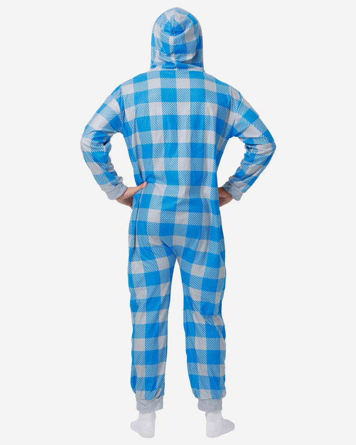 Detroit Lions Plaid One Piece Pajamas FOCO - FOCO.com