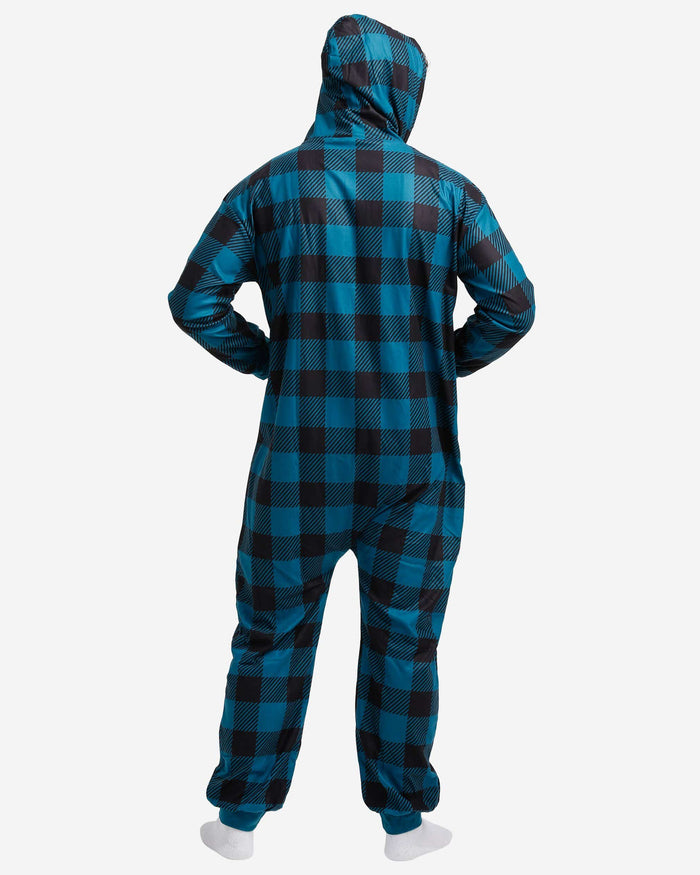 Philadelphia Eagles Plaid One Piece Pajamas FOCO - FOCO.com