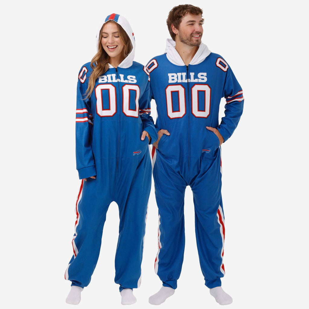 Buffalo Bills Gameday Ready One Piece Pajamas FOCO S - FOCO.com