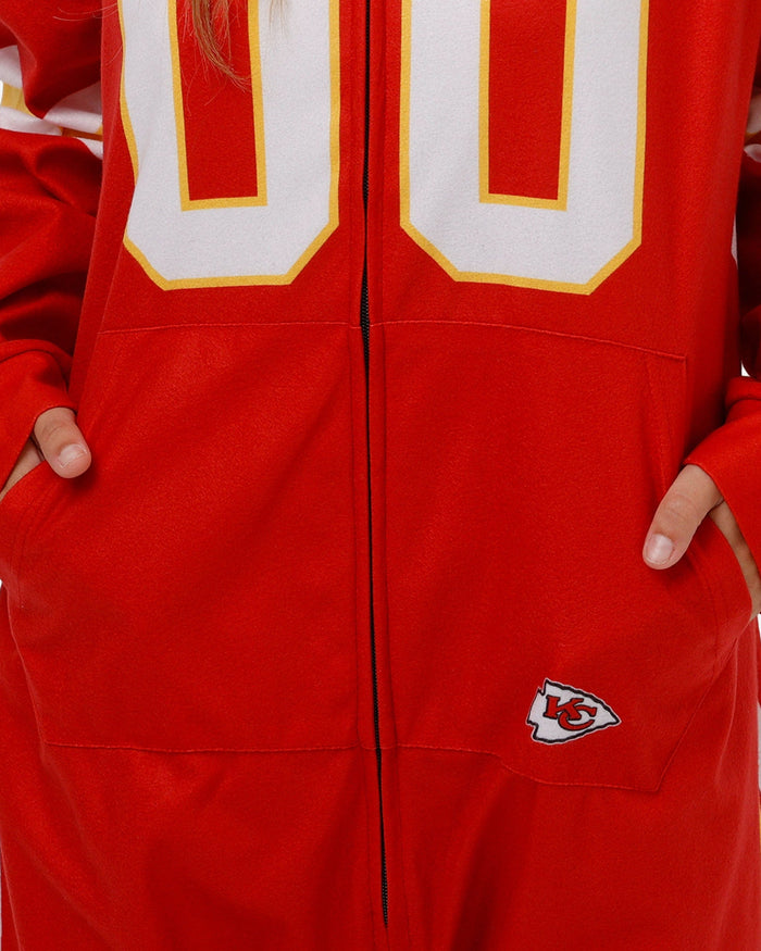 Kansas City Chiefs Gameday Ready One Piece Pajamas FOCO - FOCO.com