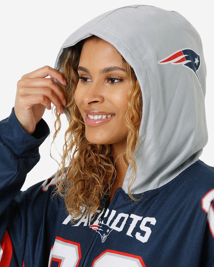 New England Patriots Gameday Ready One Piece Pajamas FOCO - FOCO.com