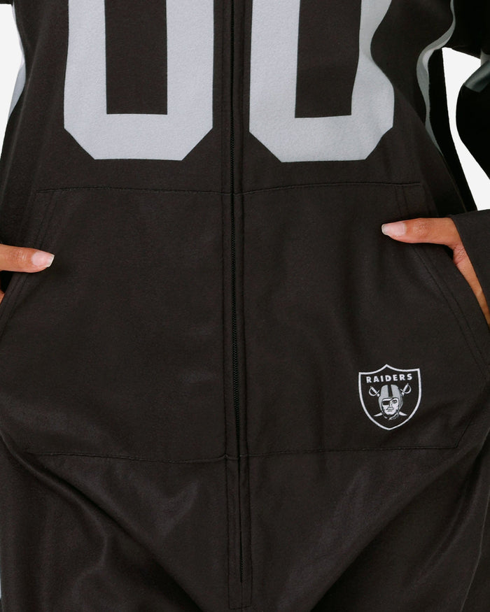 Las Vegas Raiders Gameday Ready One Piece Pajamas FOCO - FOCO.com