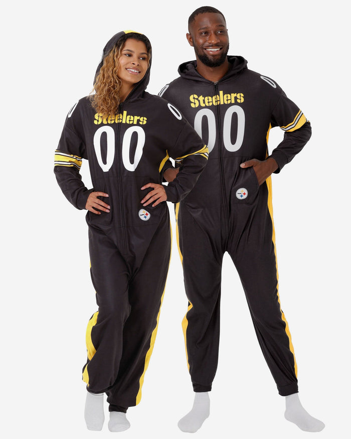 Pittsburgh Steelers Gameday Ready One Piece Pajamas FOCO S - FOCO.com