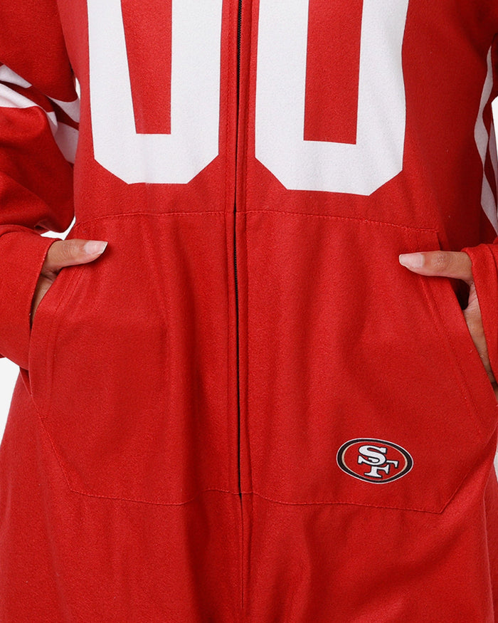 San Francisco 49ers Gameday Ready One Piece Pajamas FOCO - FOCO.com