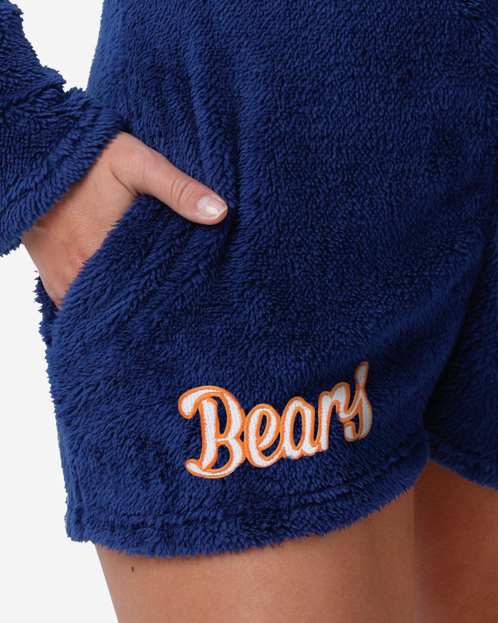 Chicago Bears Womens Short Cozy One Piece Pajamas FOCO - FOCO.com