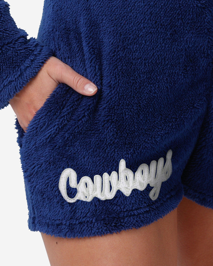 Dallas Cowboys Womens Short Cozy One Piece Pajamas FOCO - FOCO.com