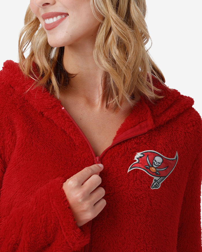 Tampa Bay Buccaneers Womens Short Cozy One Piece Pajamas FOCO - FOCO.com