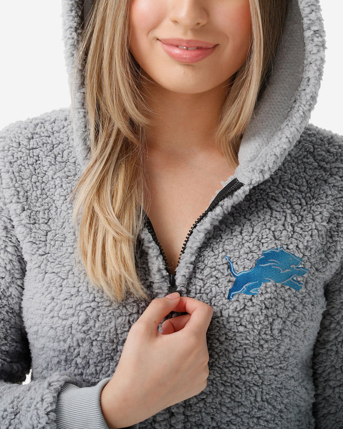 Detroit Lions Womens Sherpa One Piece Pajamas FOCO - FOCO.com