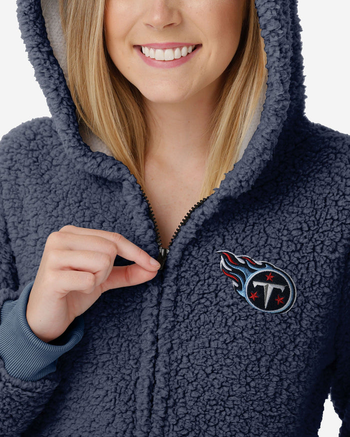 Tennessee Titans Womens Sherpa One Piece Pajamas FOCO - FOCO.com