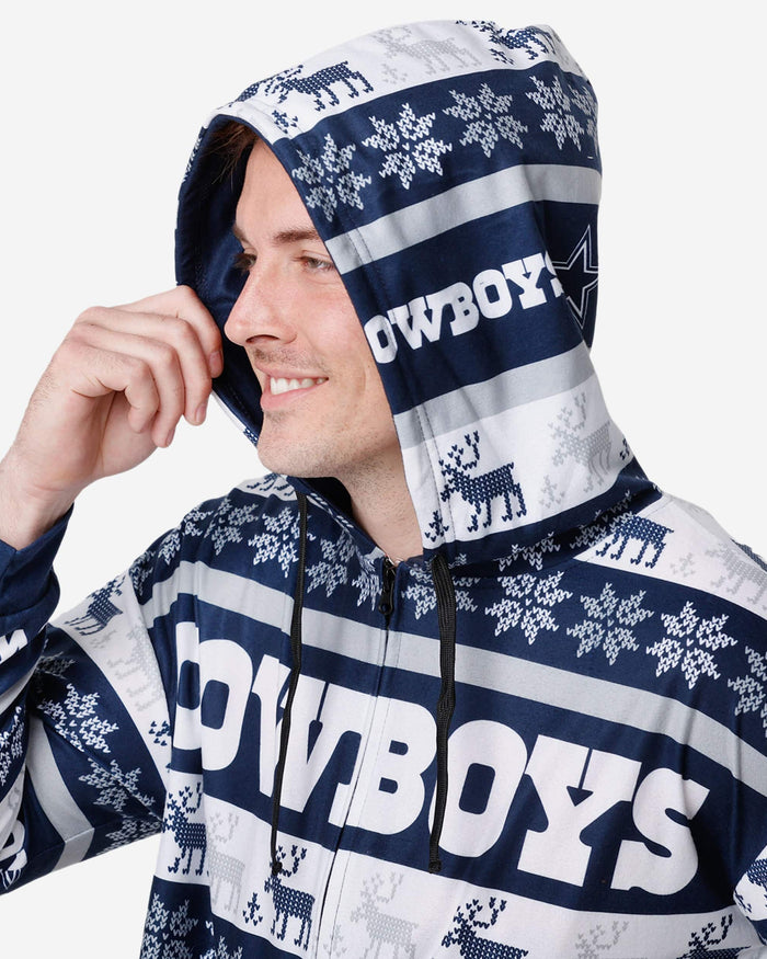 Dallas Cowboys Ugly Short One Piece Pajamas FOCO - FOCO.com