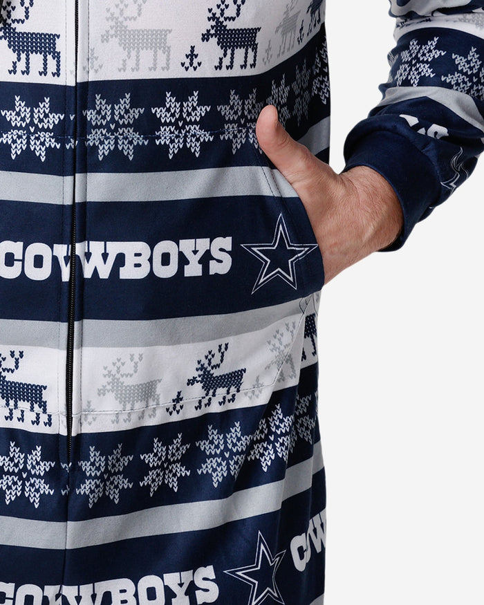 Dallas Cowboys Ugly Short One Piece Pajamas FOCO - FOCO.com