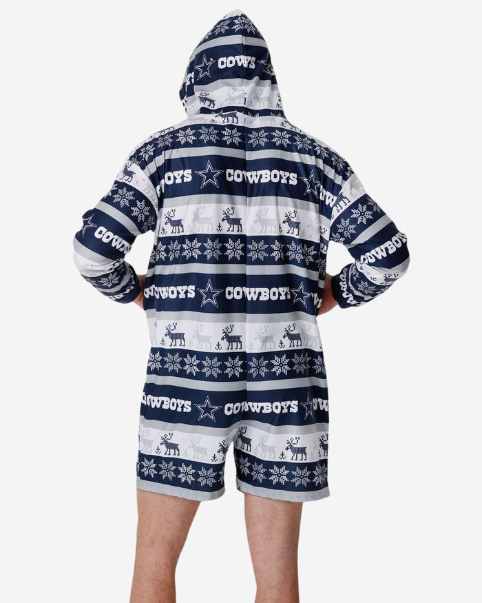 Dallas Cowboys Ugly Short One Piece Pajamas FOCO - FOCO.com