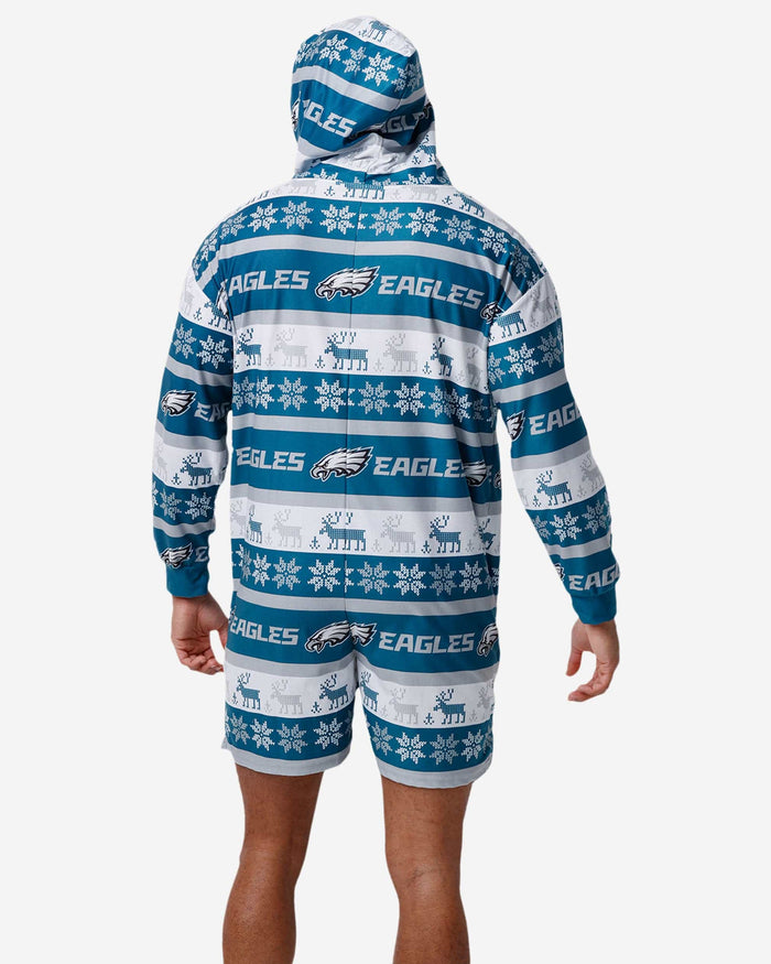 Philadelphia Eagles Ugly Short One Piece Pajamas FOCO - FOCO.com