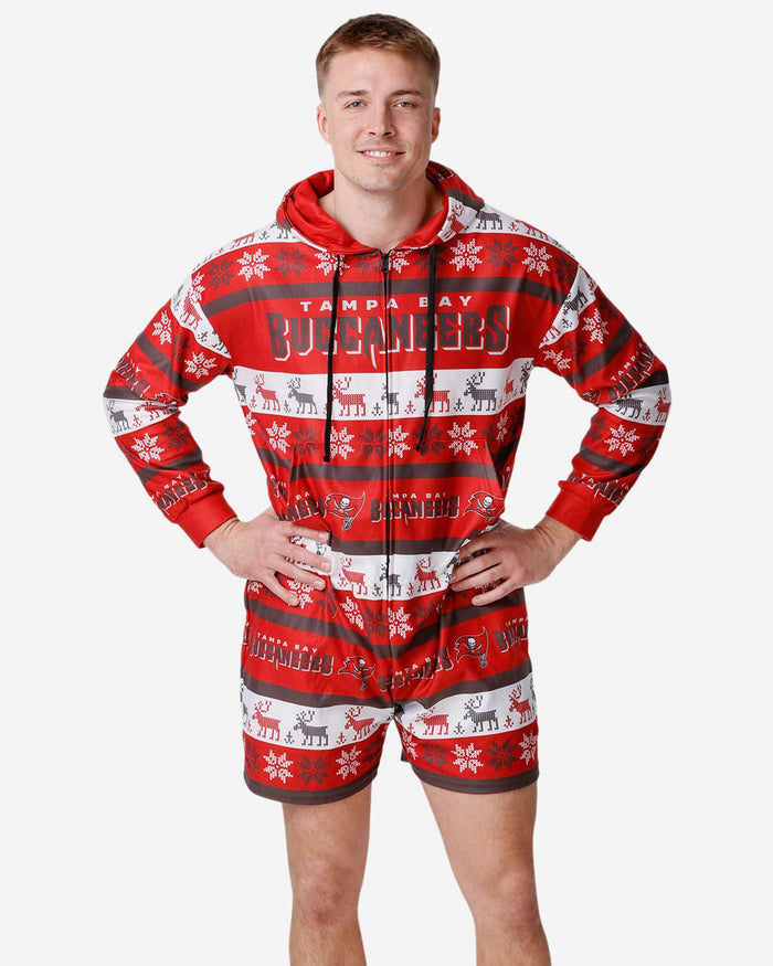 Tampa Bay Buccaneers Ugly Short One Piece Pajamas FOCO S - FOCO.com