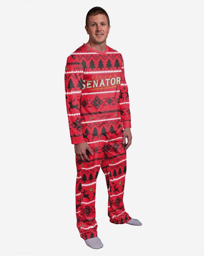 Ottawa Senators Family Holiday Pajamas FOCO S - FOCO.com