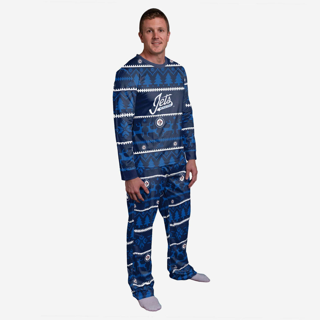 Winnipeg Jets Family Holiday Pajamas FOCO S - FOCO.com