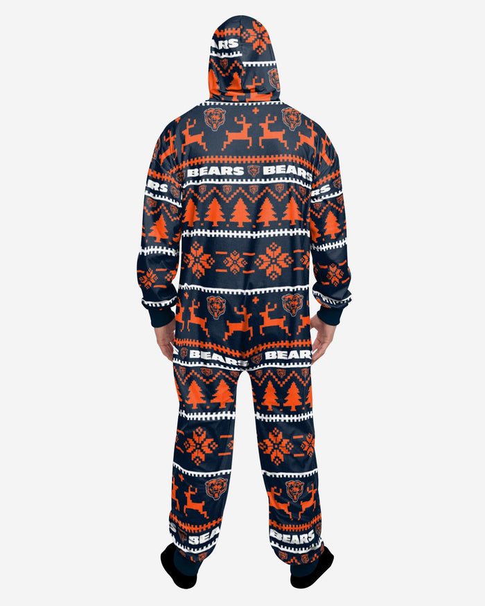 Chicago Bears Holiday One Piece Pajamas FOCO - FOCO.com