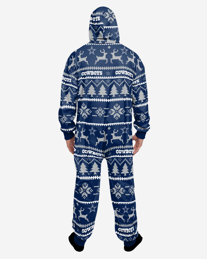 Dallas Cowboys Holiday One Piece Pajamas FOCO - FOCO.com