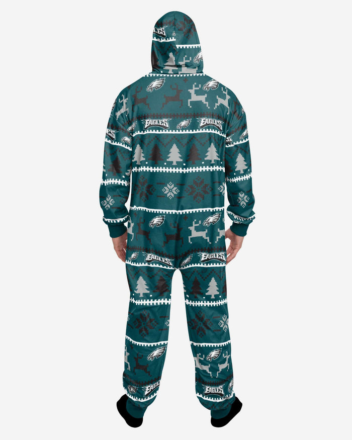 Philadelphia Eagles Holiday One Piece Pajamas FOCO - FOCO.com