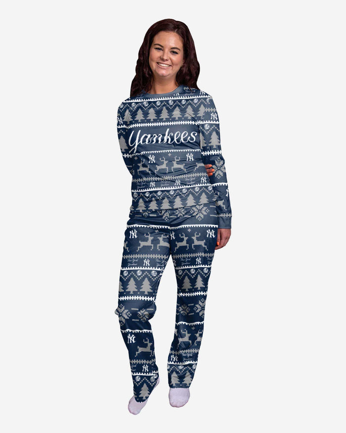 New York Yankees Womens Family Holiday Pajamas FOCO S - FOCO.com