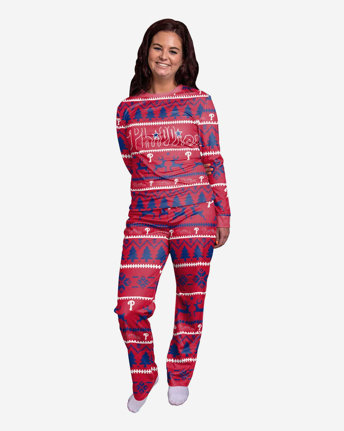 Philadelphia Phillies Womens Family Holiday Pajamas FOCO S - FOCO.com